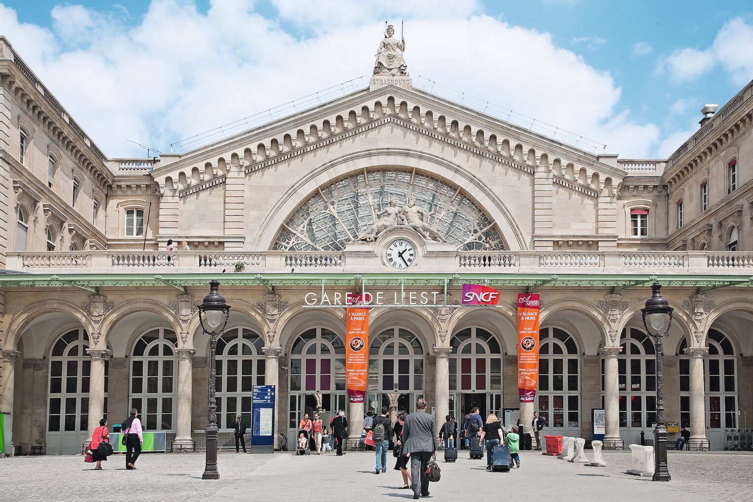 La gare de l'Est à Paris tourisme durable