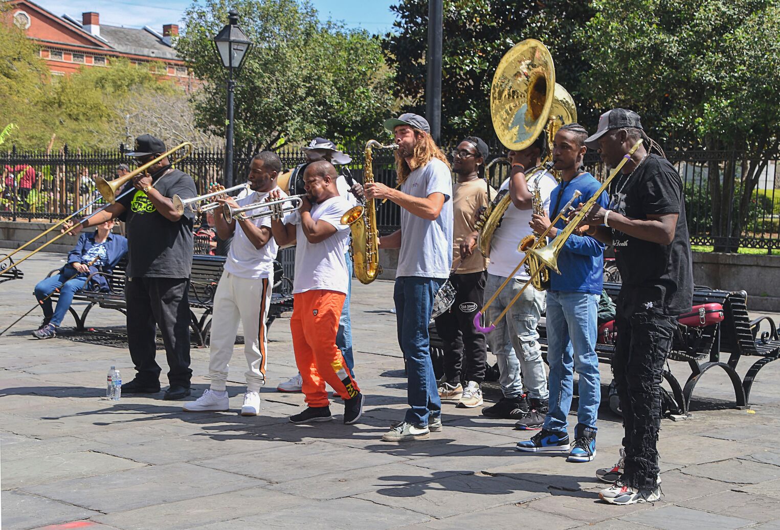 Musiciens dans les rues de La Nouvelle-Orléans