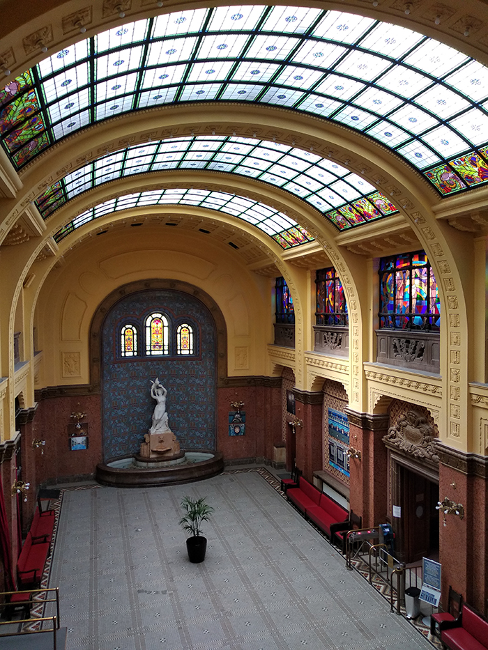 L'entrée des bains Gellért