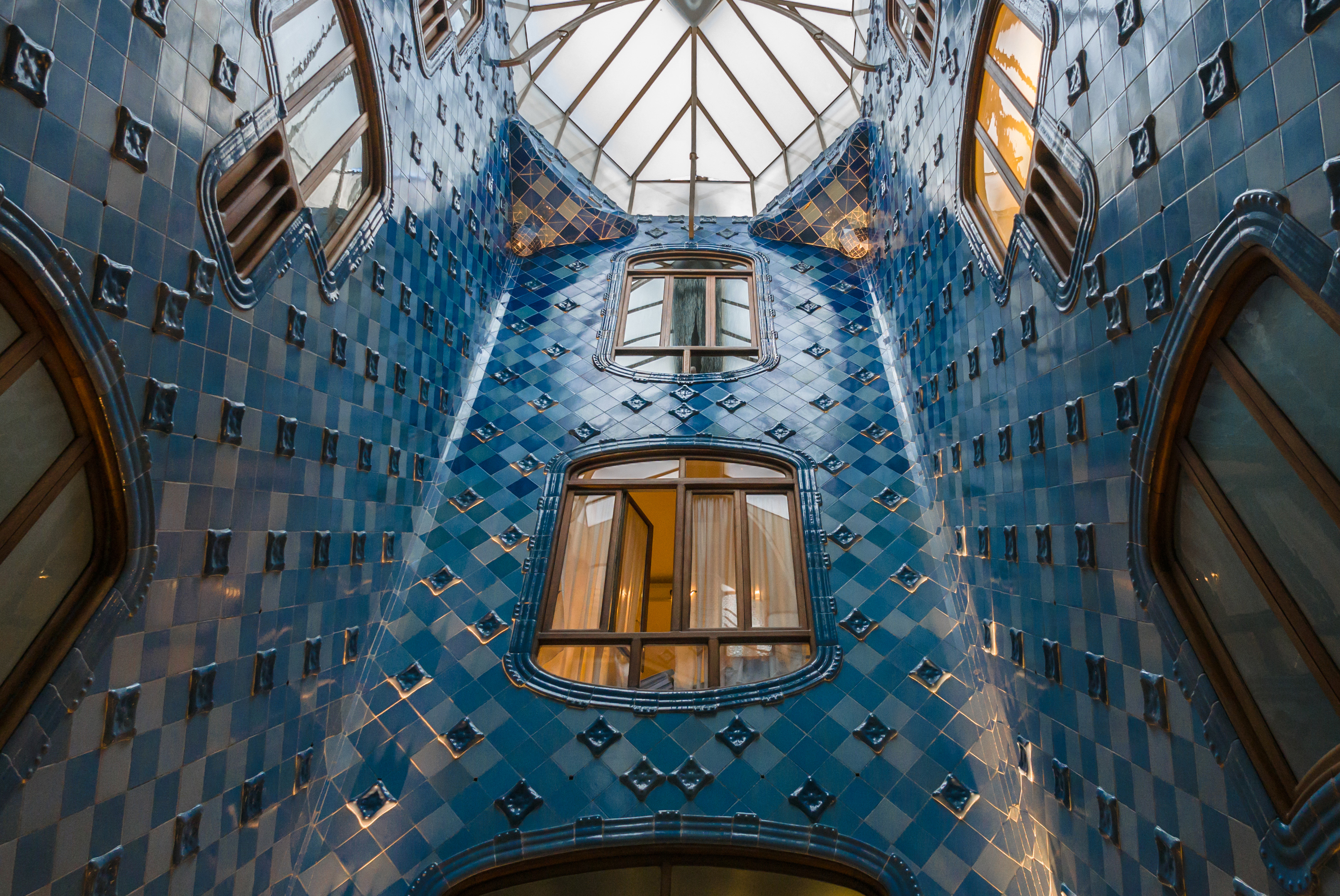 La cour intérieur et son puit de lumière