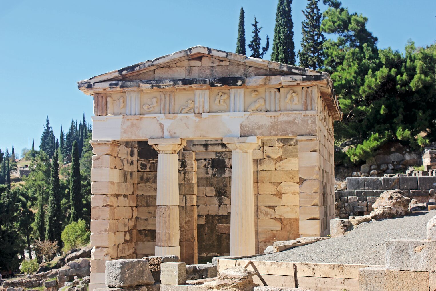 Le trésor des Athéniens à Delphes