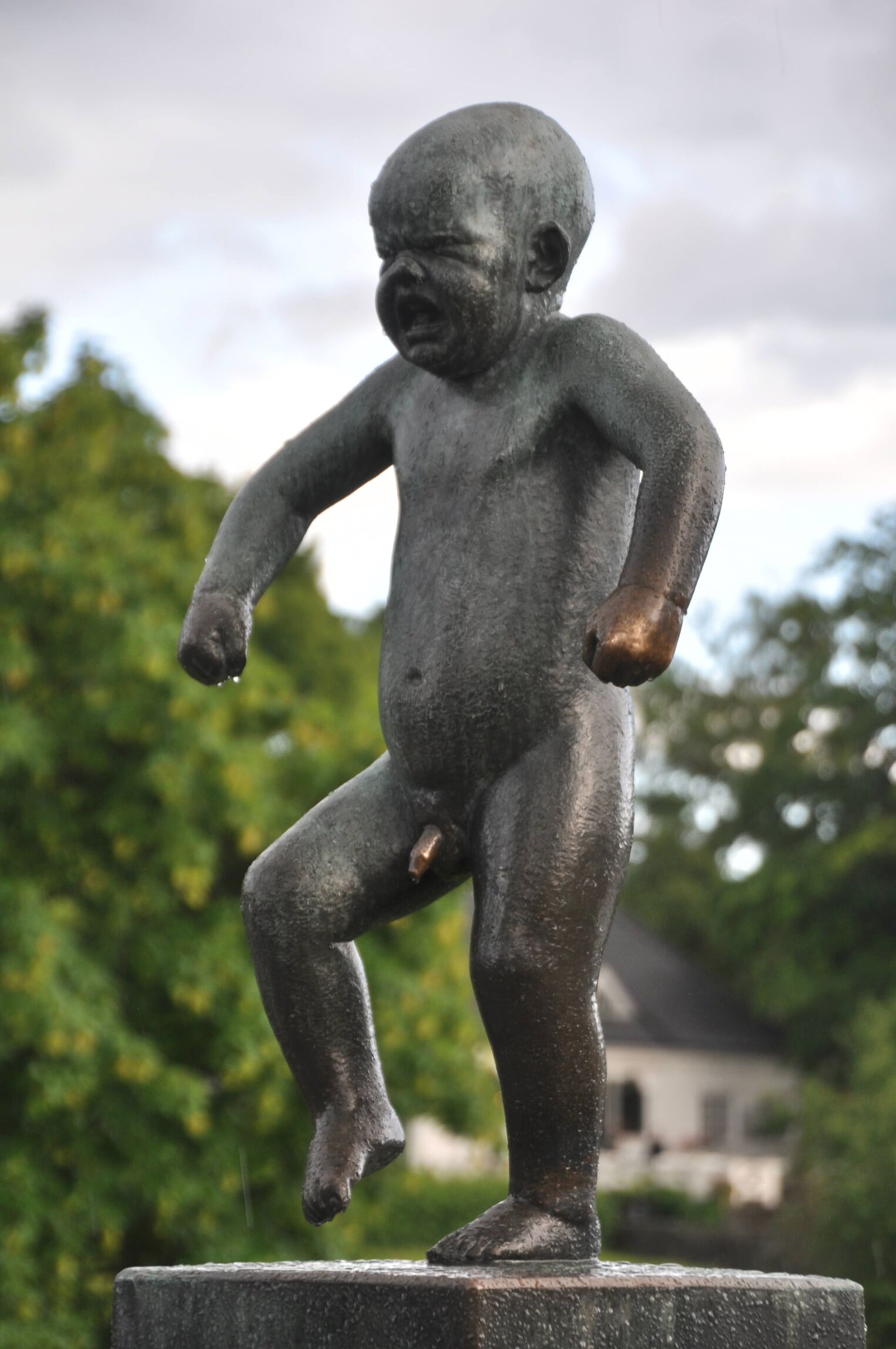 The Angry Boy, sculpture de Vigeland dans le parc Frogner