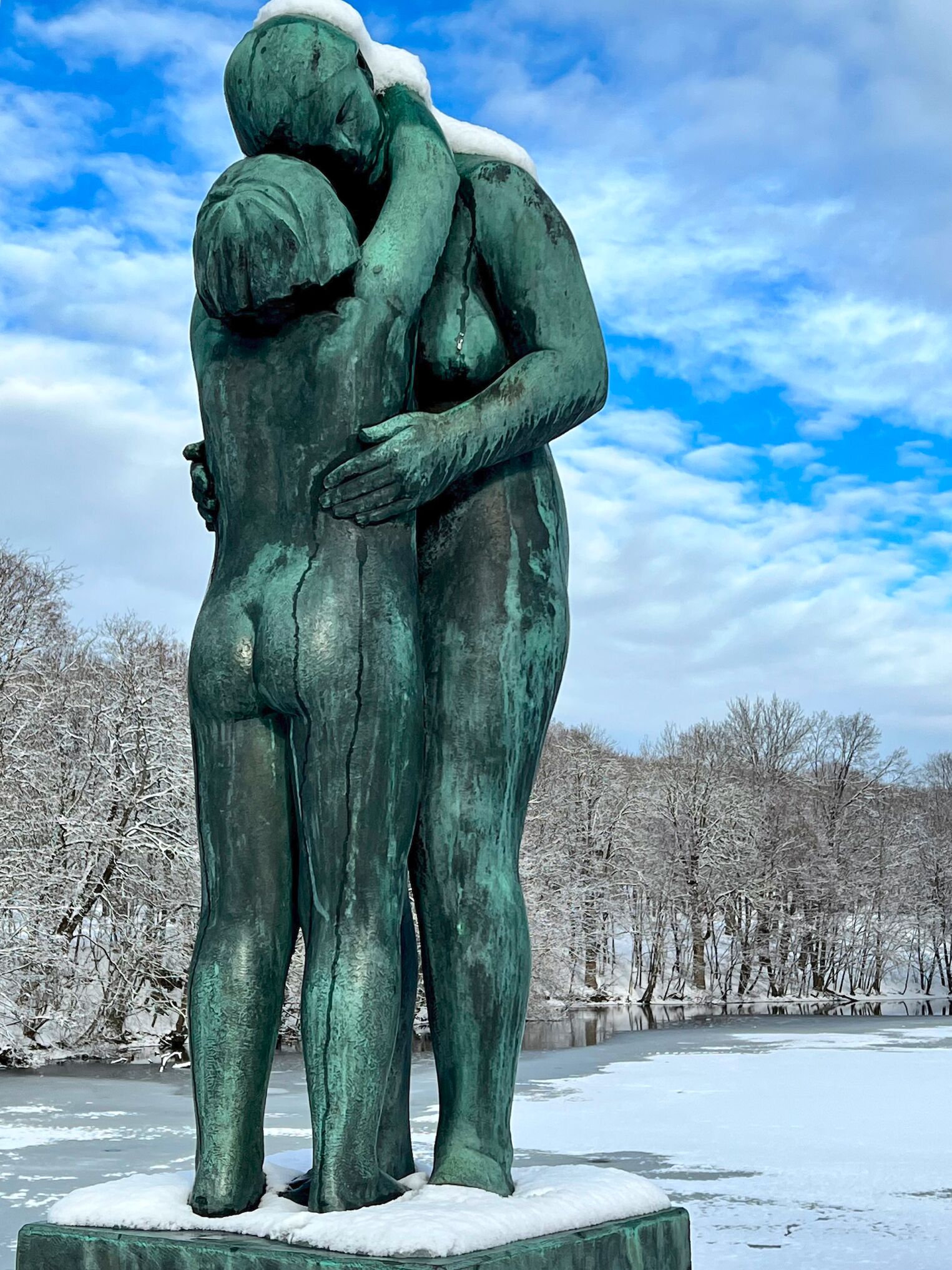 Sculpture de Vigeland dans le parc Frogner